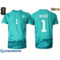 Fotballdrakt Herre Tyskland Manuel Neuer #1 Keeper Hjemmedrakt VM 2026 Kortermet